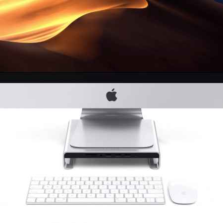 Mbajtëse Satechi Aluminum Hub për iMac, e argjendtë