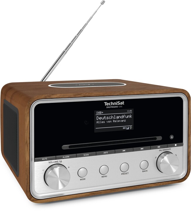 Radio TechniSat DigitRadio 586, e kaftë / argjendtë