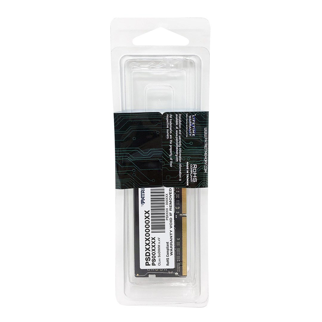 Memorie PATRIOT DDR2, 2 GB, 800 MHz, CL5, SODIMM, e zezë