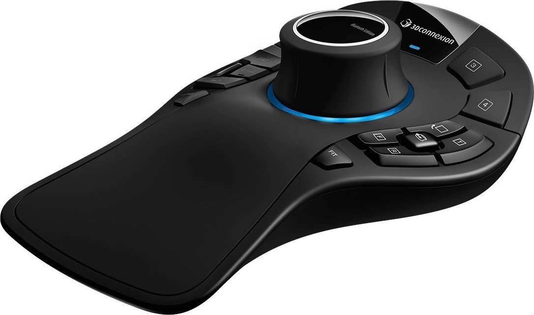 Maus 3D 3Dconnexion SpaceMouse Pro Wireless, pa tela, ergonomik, i zi