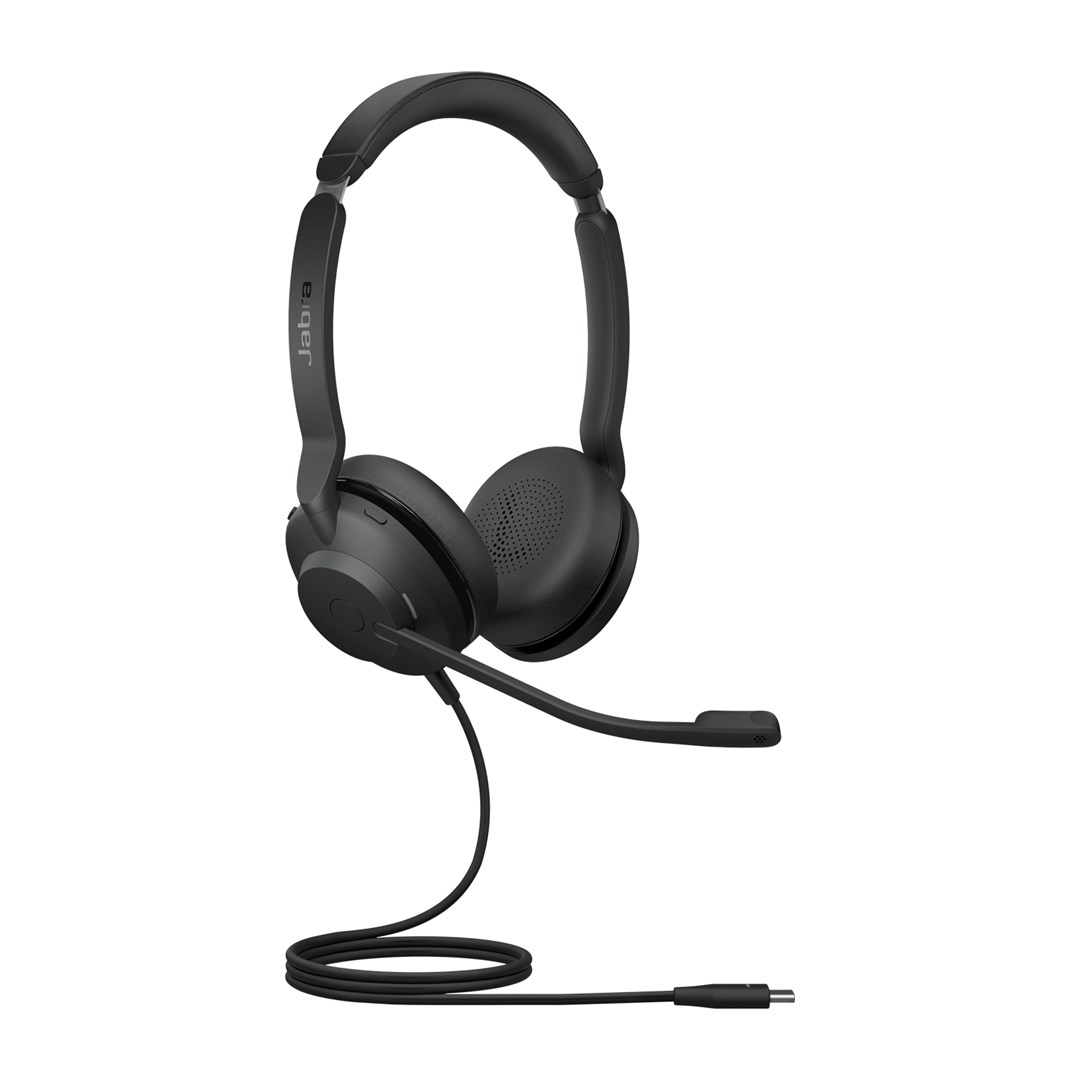 Kufje Jabra Evolve2 30 SE UC Duo, USB-C, të zeza