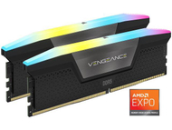 Memorie RAM Corsair Vengeance RGB, 32GB DDR5 6000MHz, AMD EXPO Intel XMP, gri