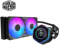 Водено ладење за процесор Cooler Master MasterLiquid 240 Atmos II LCD, 240mm, ARGB, црно