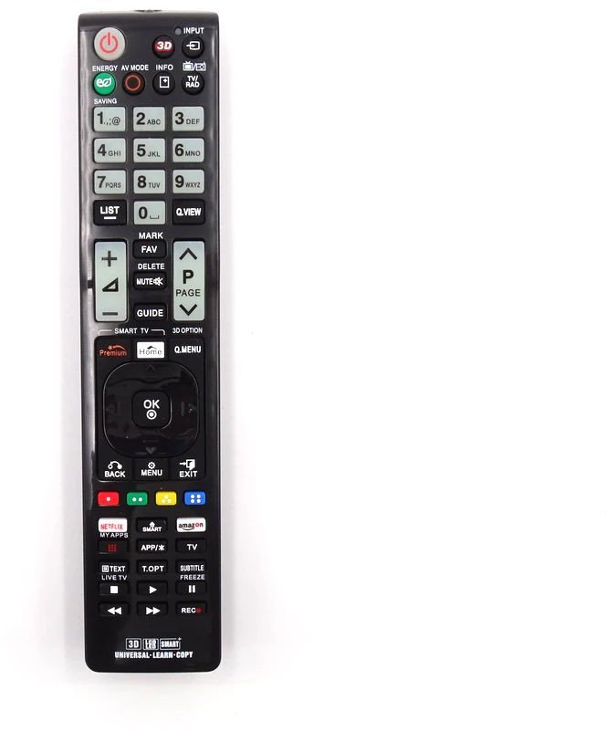 Telekomandë TV LG RM L930+3, për LCD LED, Smart TV, Netflix Amazon, e zezë