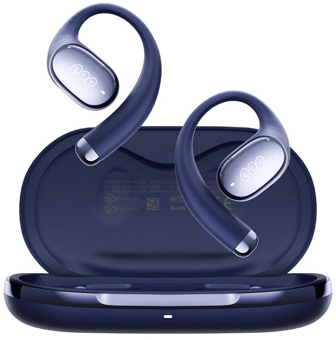 Kufje wireless QCY Crossky R70, ANC, 52 orë bateri, blu