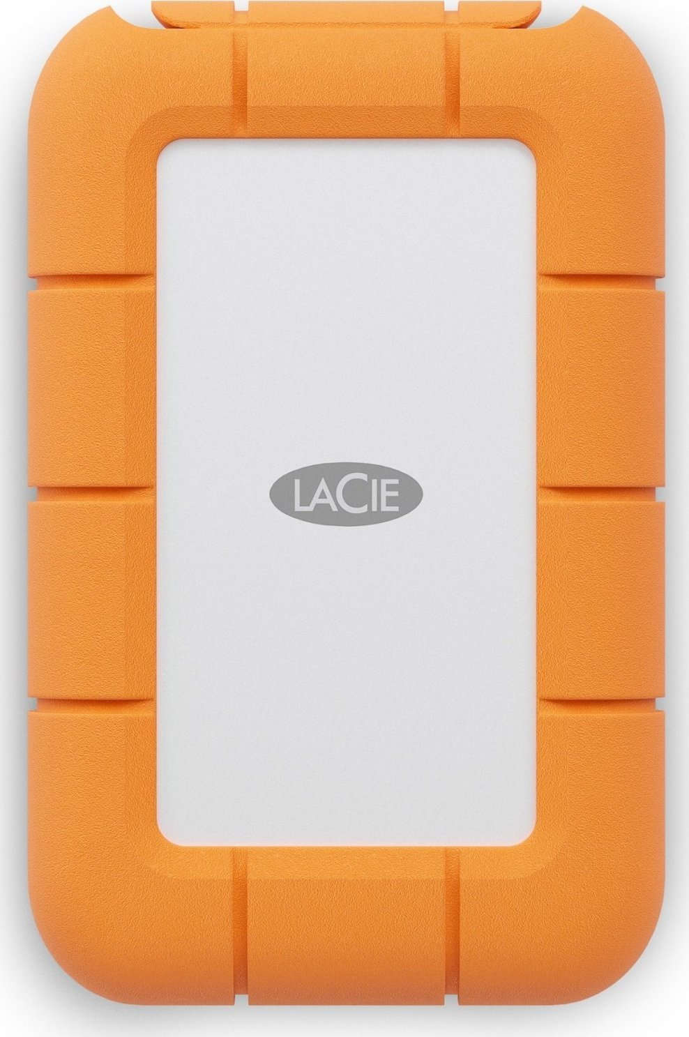 Надворешен ССД LaCie Rugged Mini, 4TB, USB C, сребрено-портокалова