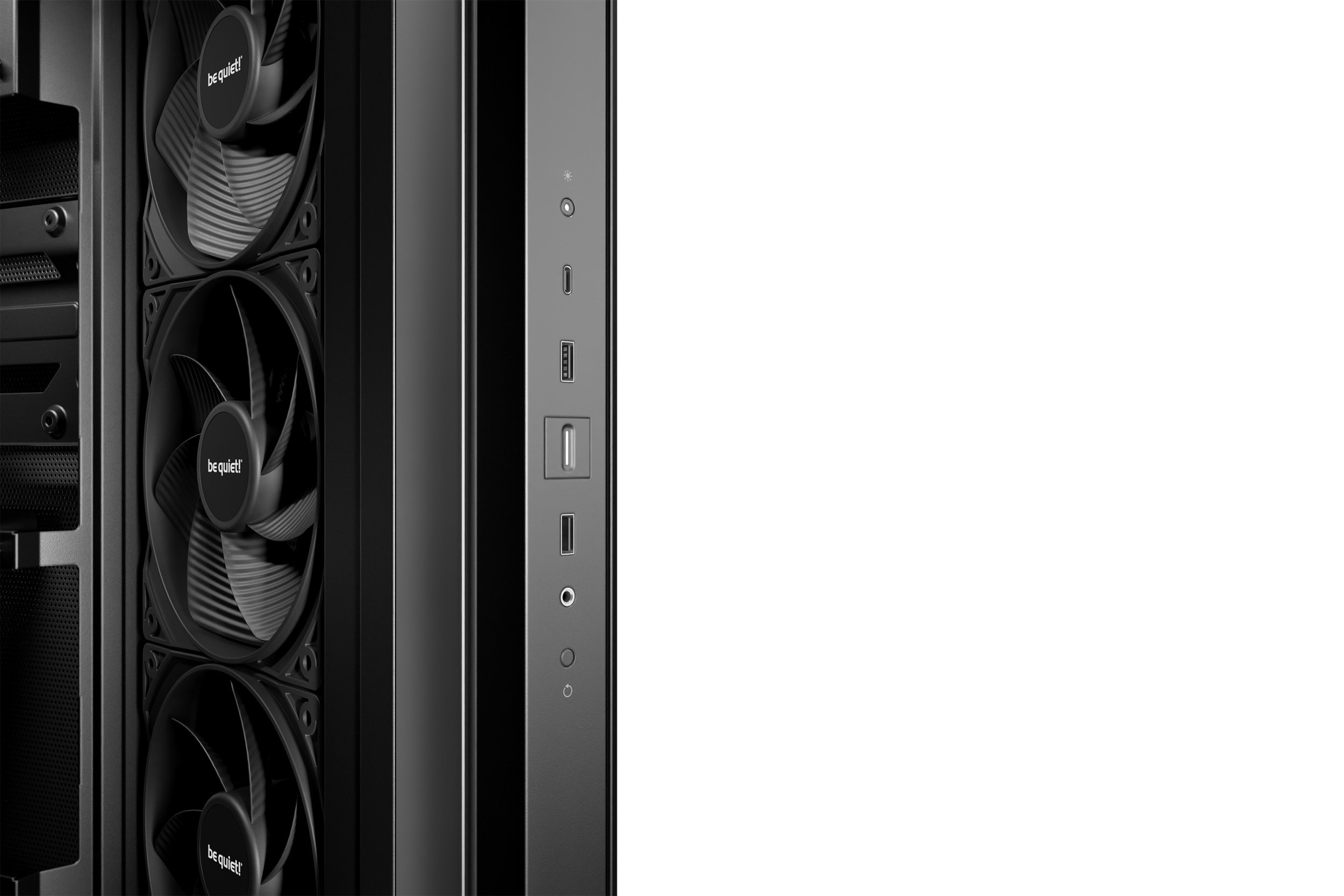 Kуќиште за компјутер Be Quiet Light Base 500, MIDI Tower, ATX, црно