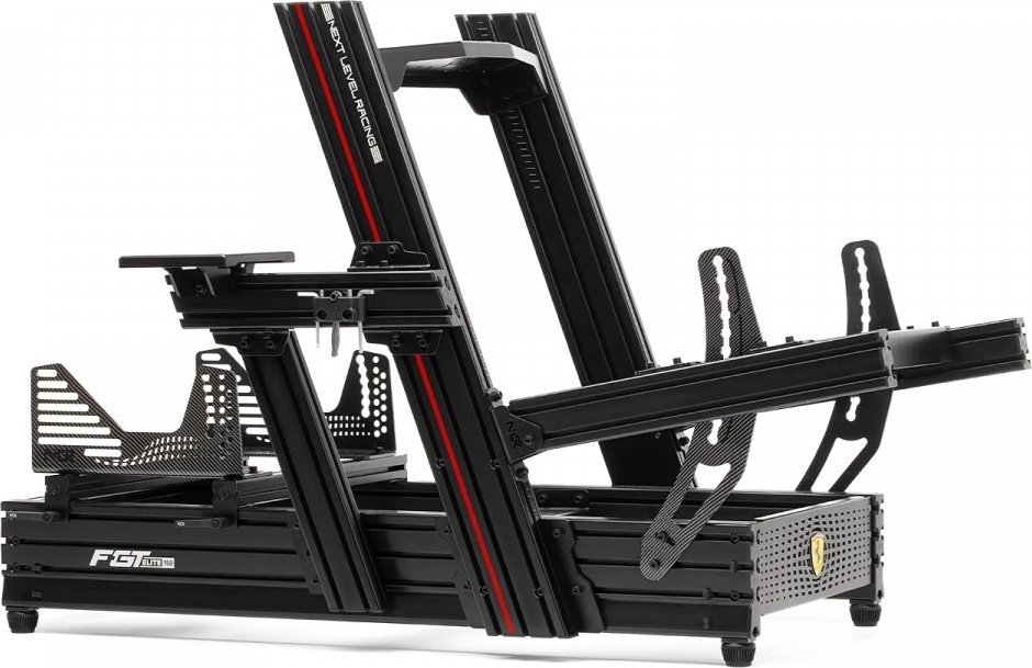 Кокпит за сим рејсинг Next Level Racing F-GT Elite 160 Scuderia Ferrari Edition, алуминиум, црвен