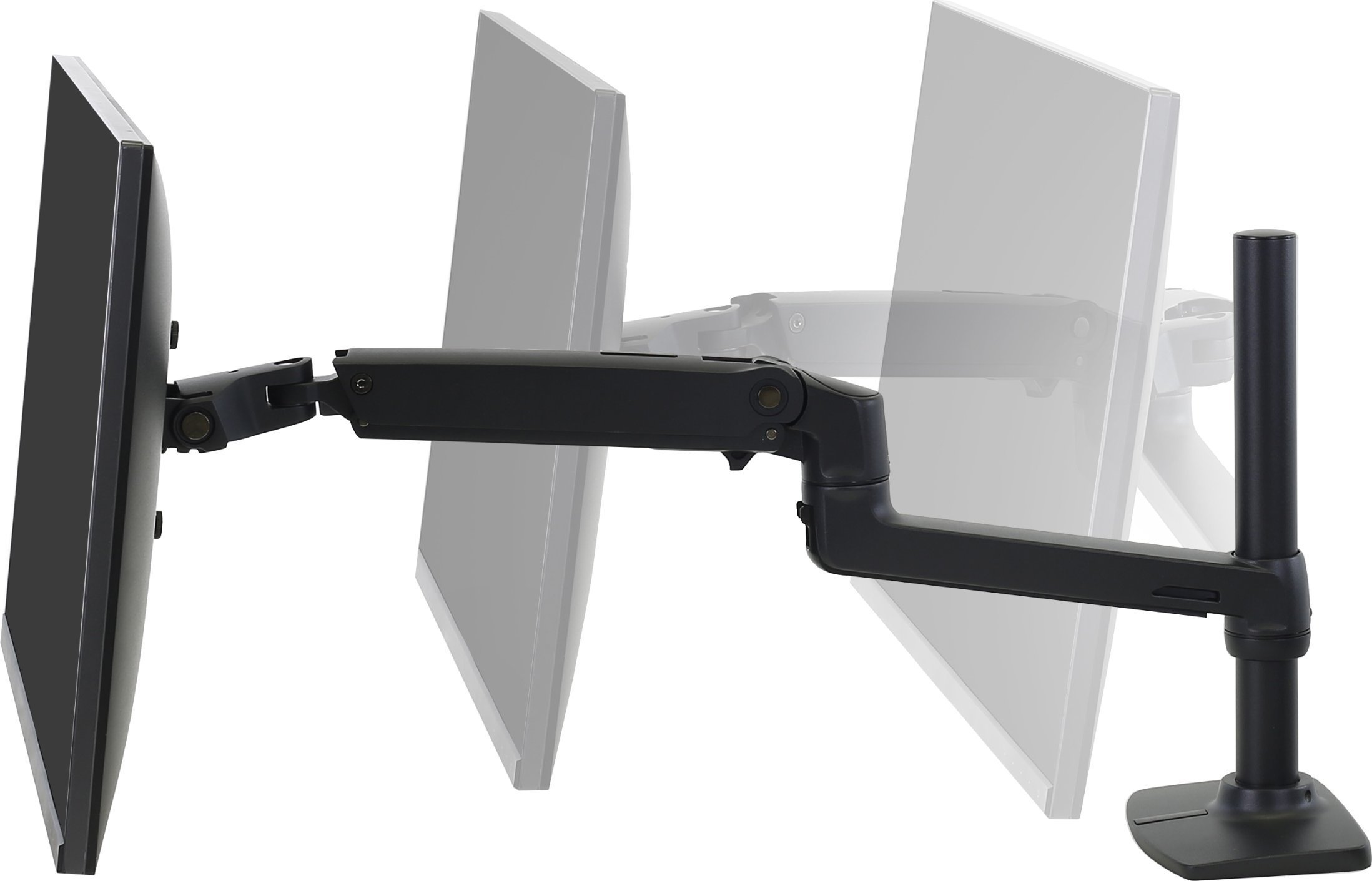 Mbajtëse tavoline për monitor Ergotron LX Desk Monitor Arm 45-537-224, deri 34", argjendtë