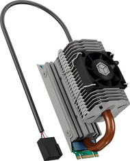 Ftohës SSD M.2 Icy Box IB-M2HSF-702, me ventilator PWM, për SSD 2280, i zi