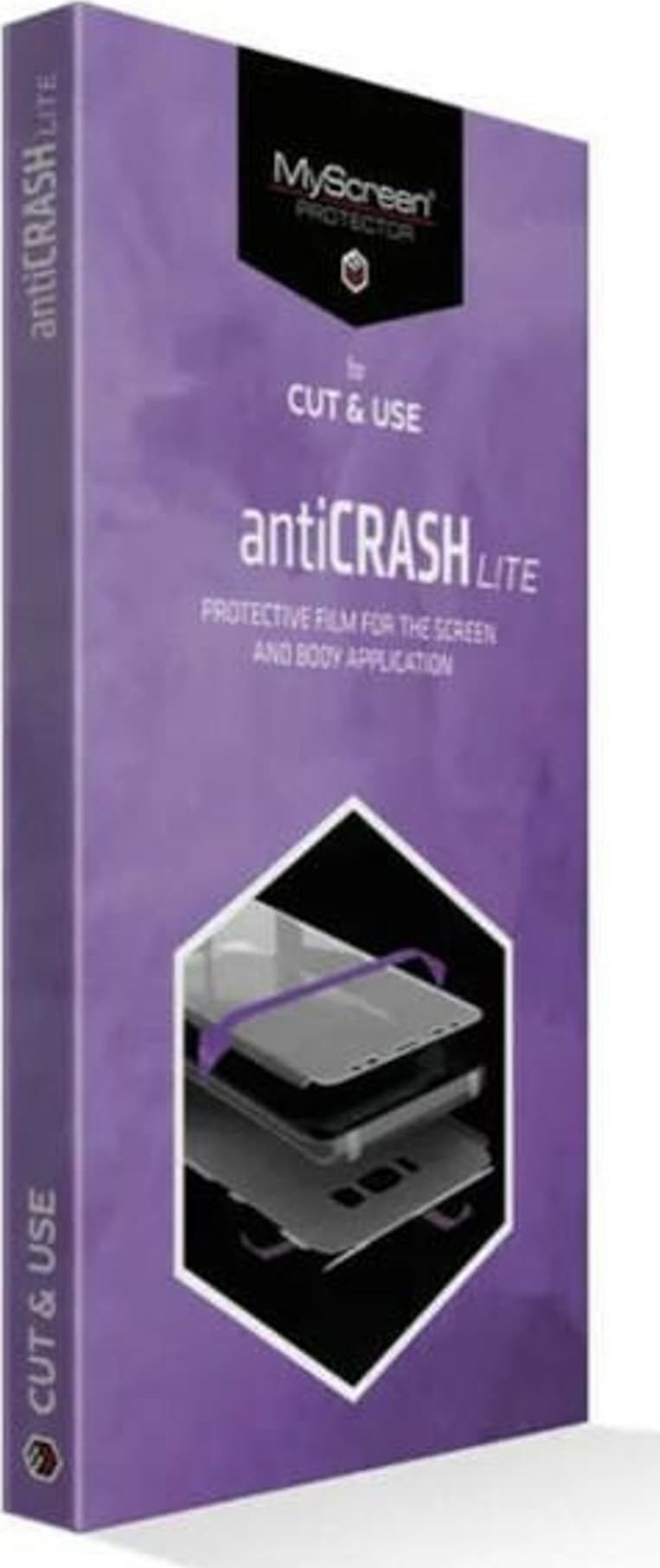Folie mbrojtëse ekrani MyScreen Ms Cut&amp;Use AntiCRASH Lite 4.0 16", paketim 10 copë, transparente