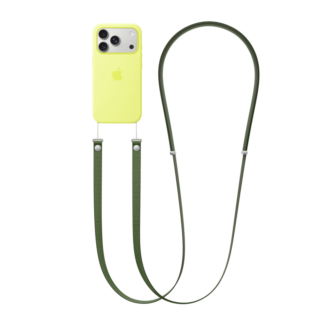 Apple Crossbody Strap, Green