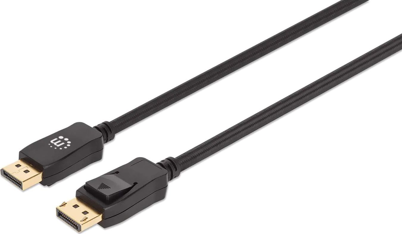 Kabllo DisplayPort Manhattan 353625, 3m, DisplayPort 1.4, e zezë