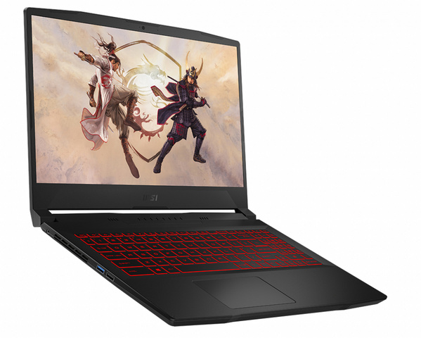 Laptop MSI Gaming GF66 11UD-1011XPL Katana, 15.6", Intel Core i7, 16GB DDR4, 512GB SSD, NVIDIA GeForce RTX 3050 Ti, i zi