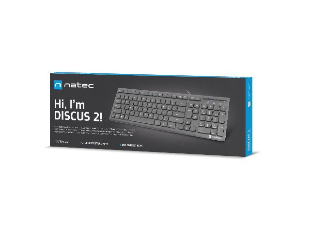 Tastierë Natec Discus 2, USB, e gjelbër