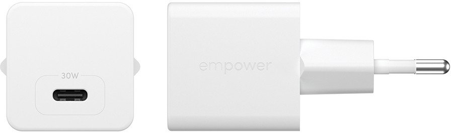 Karikues USB PanzerGlass Turbo, 30W, USB C, i bardhë