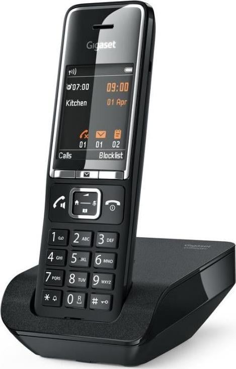 Telefoni pa tela Siemens Gigaset Comfort 550, ekran 2.2", hands free, i zi