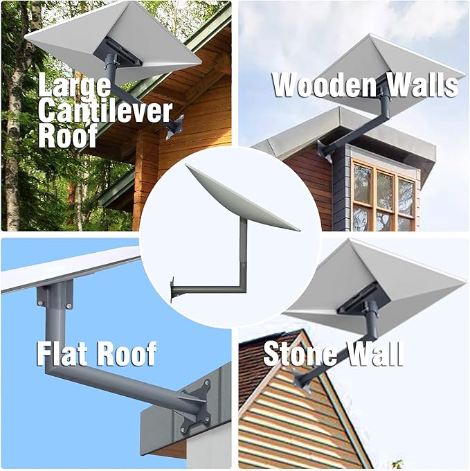 Set mbajtëse Starlink Standard Gen3 Wall, i hirtë