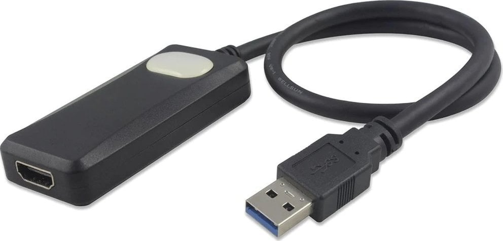 USB 3.0 адаптер во HDMI PremiumCord, со звук, Full HD 1080p, црн