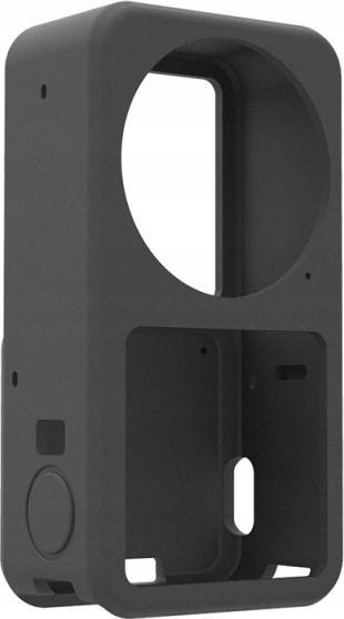 Куќиште од силикон Puluz PU573B за DJI Action 2 Power Combo, заштитно, црно