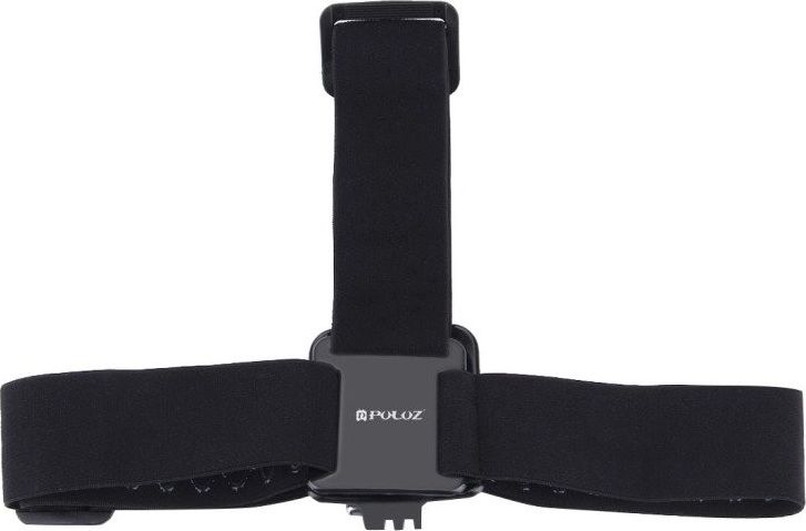 Shirit koke për kamerë sportive Puluz PU24, i rregullueshëm, i zi