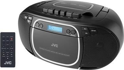 Radio portative me CD JVC RC-E561B-DAB, DAB+, FM, e zezë