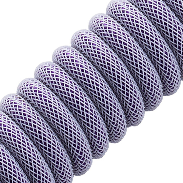 Кабел CableMod Pro Coiled Cable, USB-C/USB-A, 1,5m, Rum Raisin