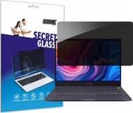 Mbrojtës ekrani GrizzGlass Matte SecretGlass, për laptop 13.3", efekt privatësie, transparent