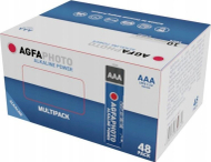 Bateri alkaline AgfaPhoto Power LR03 AAA, 1.5V, paketim 48 copë