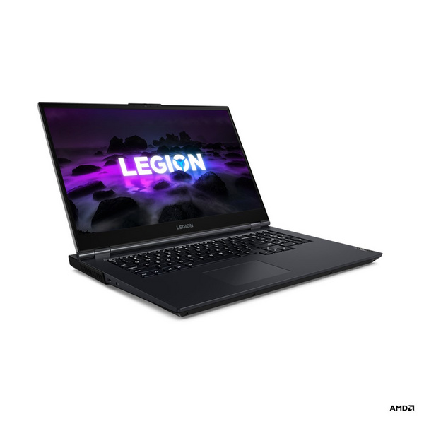 Laptop Lenovo Legion 5, 17.3", AMD Ryzen 5, 16GB RAM, 512GB SSD, AMD Radeon Graphics, i kaltër/i zi
