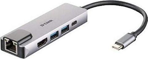 Përshtatës D-Link, 5in1, USB-C