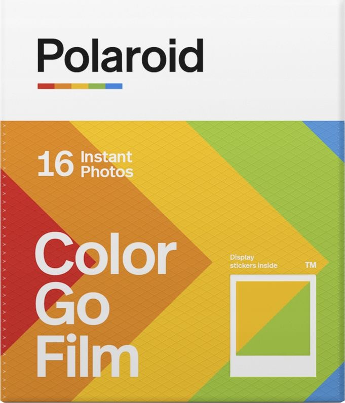 Film fotografik Polaroid GO Color 6017, 16 copë, 6.6x5.4 cm, kornizë e bardhë