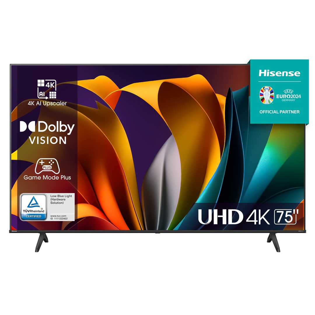 TV Hisense 75A6N, 75", 4K UHD, VIDAA Smart, i zi