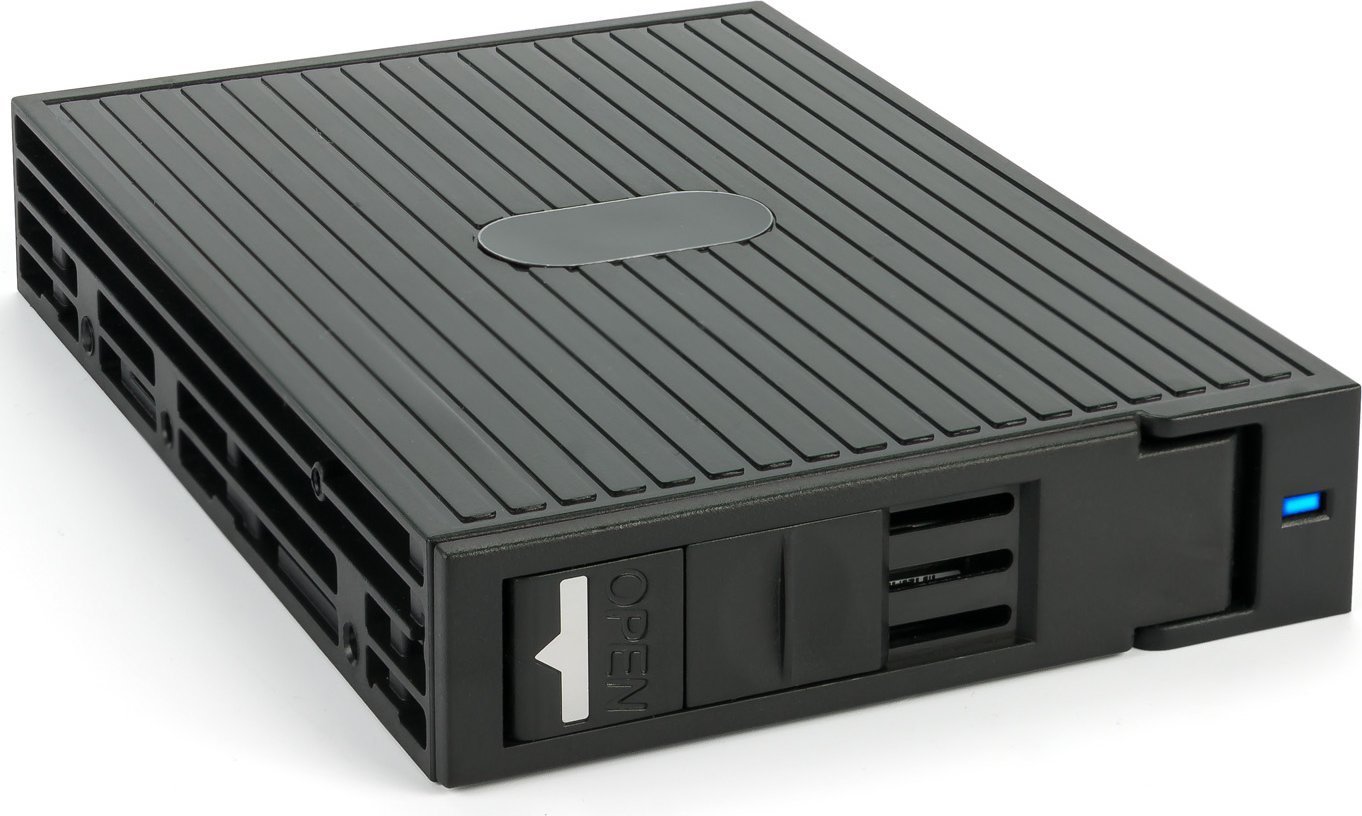 Kornizë montuese Fantec MR-25, për disk 2.5" në 3.5", e zezë