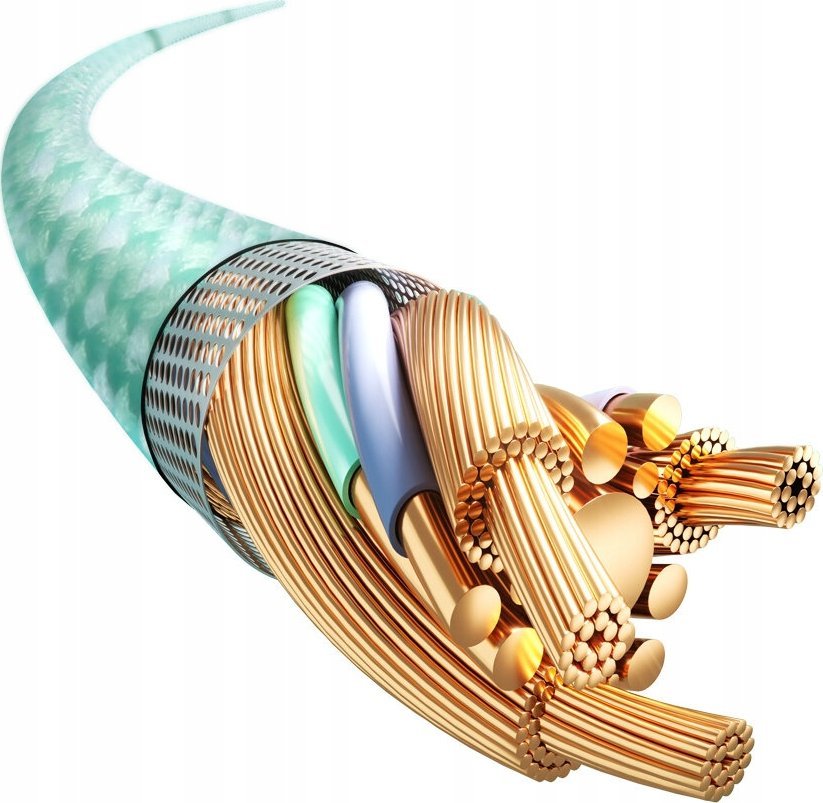 Kabllo karikimi Joyroom SA34 AC6, USB A në USB C, 100W, 1m, shumëngjyrëshe