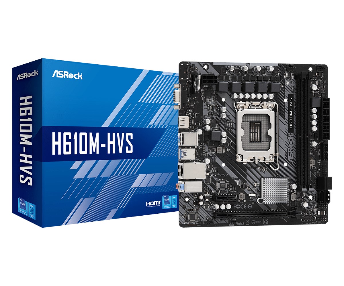 Pllakë amë Asrock H610M-HVS Intel H610 LGA 1700 micro ATX