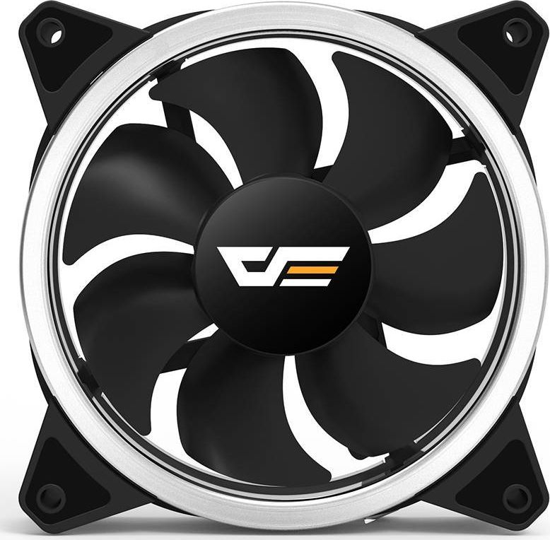 Set ventilatorësh Darkflash DR12 Pro, 5x120mm, RGB me hub dhe telekomandë, të zinj