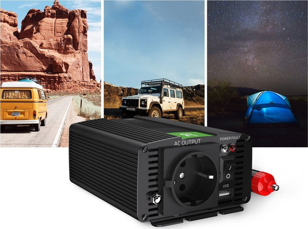[OUTLET] Konvertues i tensionit të makinës Green Cell 24V në 230V 150W/300W