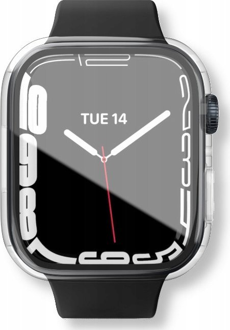 Këllëf mbrojtës NEXT ONE Protective Case Shield për Apple Watch 41mm, polikarbonat me xham të temperuar, transparent