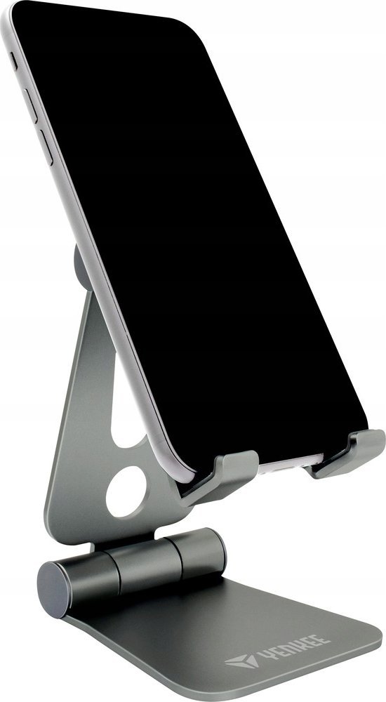 Mbajtëse tavoline për telefon dhe tablet Yenkee YSM 01, deri 7", alumini, gri