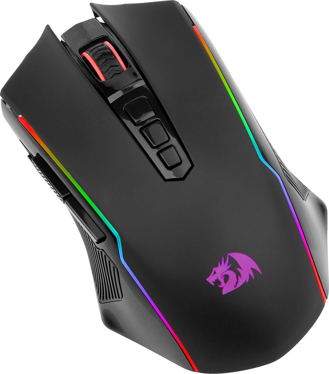 Maus gaming Redragon Nix M914 RGB, pa kabllo, 10000 DPI, i zi