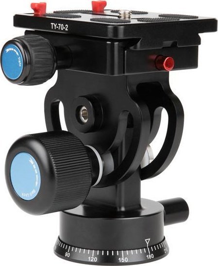 Kokë tripod Sirui L-20S Tilt, kapacitet 25kg, panoramim 360°, e zezë