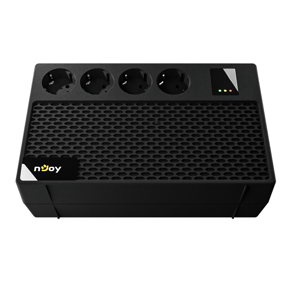 UPS nJoy Renton 650 Plus, 650VA, 4 dalje Schuko, karikim USB, i zi