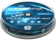 MediaRange MR466 DVD+R DL, 8.5 GB, 10 Пакет
