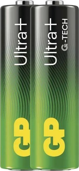 Bateri alkaline GP Ultra Plus AA LR6, 1.5V, paketim 2 copë