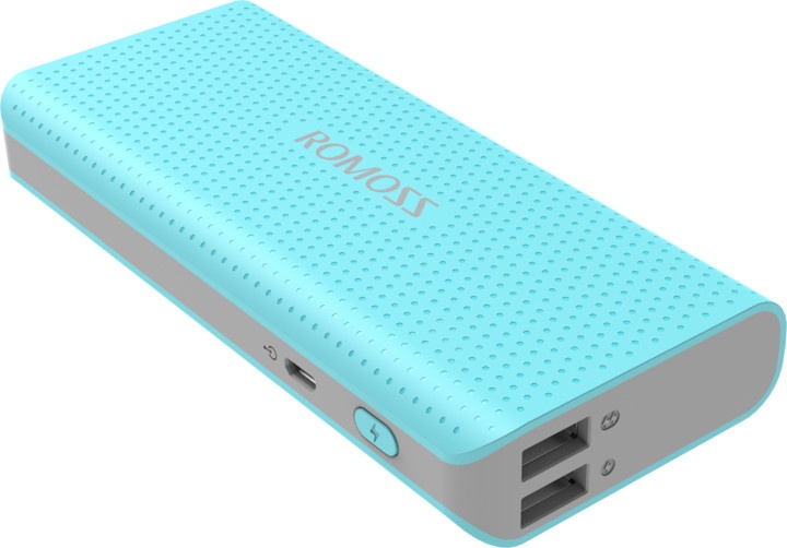 PowerBank sense Romoss 4 10000mAh, i kaltër