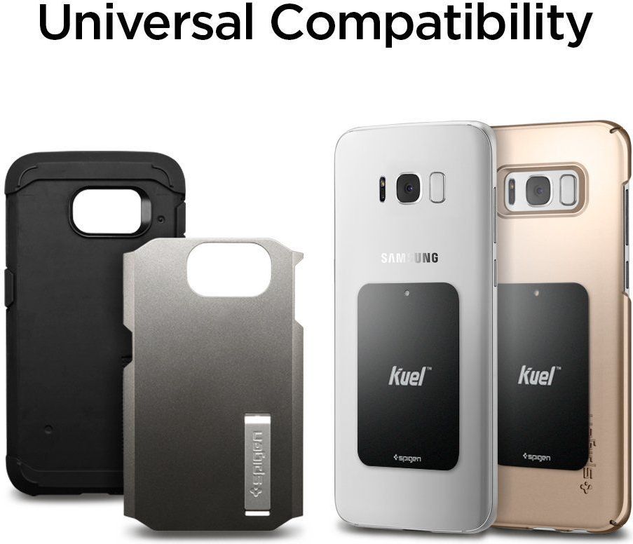 Mbajtëse magnetike për veturë Spigen QS11, universale, rrotullim 360°, e zezë