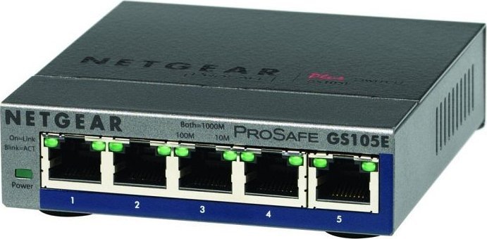 Switch NETGEAR GS105E (GS105E-200PES), 5 porte