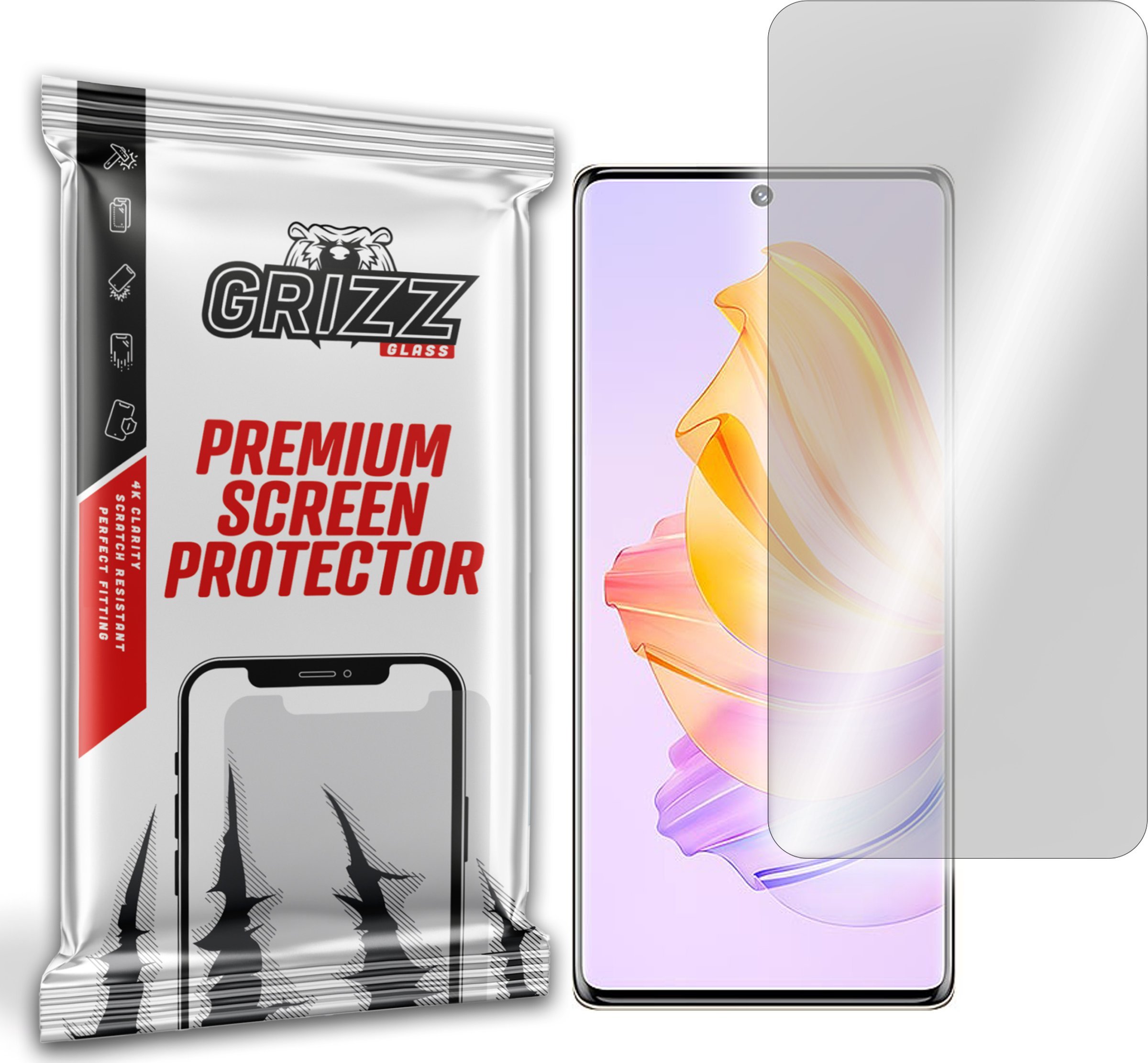 Mbrojtëse ekrani GrizzGlass Hydrofilm Hydrogel, për Honor 80 SE, transparente