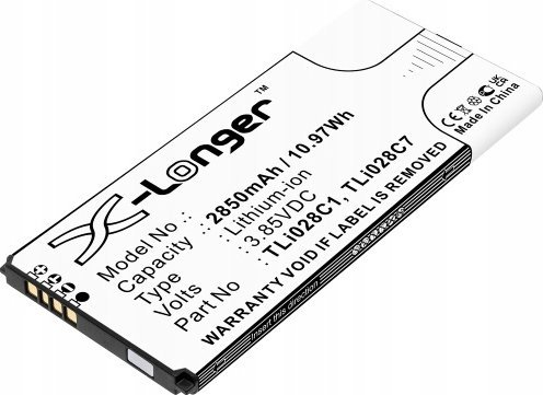 Bateri telefoni Alcatel 1B 2020, Li-ion 3.85V, 2850mAh, e zezë